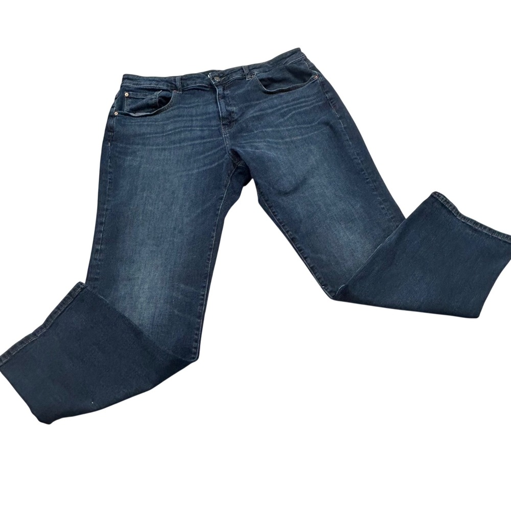 Warp + Weft ORD Chicago‎ Straight Jeans Mens 40x32 Highlands Blue Indigo Stretch